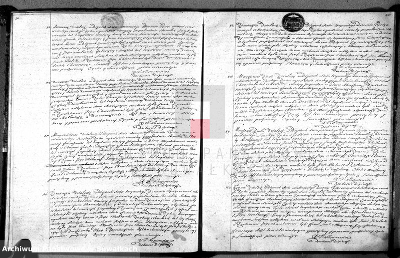 image.from.unit.number "Duplikat z oryginału aktów miejscowych wigierskich urodzonych, zaślubionych y umarłych wieku 1846"