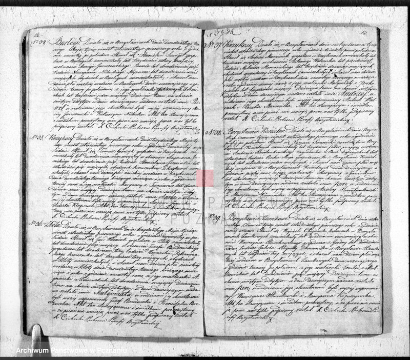 Obraz 8 z jednostki "Księga urodzeń, małżeństw i zgonów"
