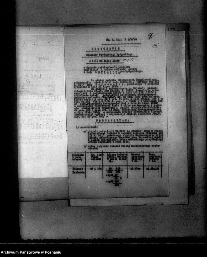 Obraz 19 z jednostki "Parcelacja prywatna majętności Karolewo powiat bydgoski"
