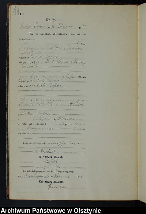 image.from.unit.number "Sterbe-Neben-Register Nr 1 - 111"