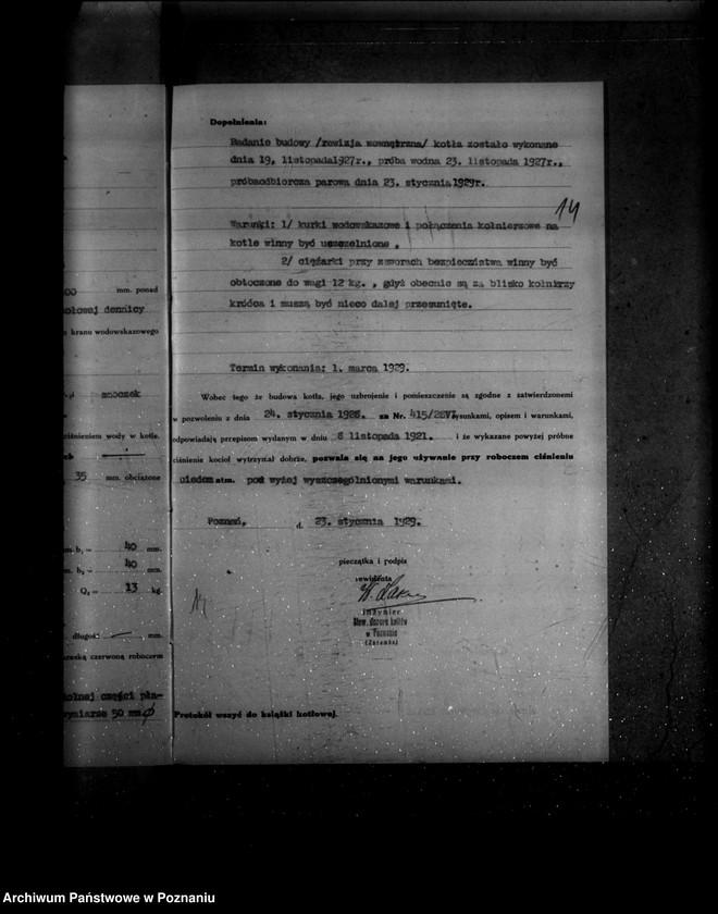 Obraz 18 z jednostki "Gorzelnia rolnicza w Spławiu powiat poznański hr. Mycielski nr woj. 298"