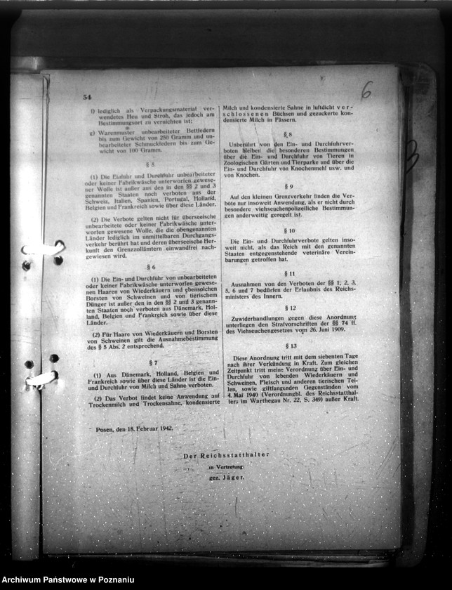 Obraz 10 z jednostki "Verordnungsblatt Nr. 5"