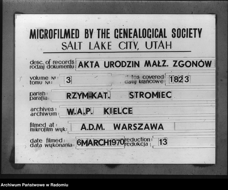 image.from.unit.number "Duplikat parafii Stromiec z r. 1823"