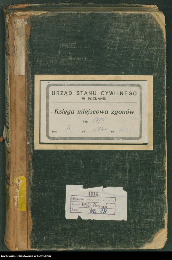 Obraz 1 z jednostki "Księga zgonów"