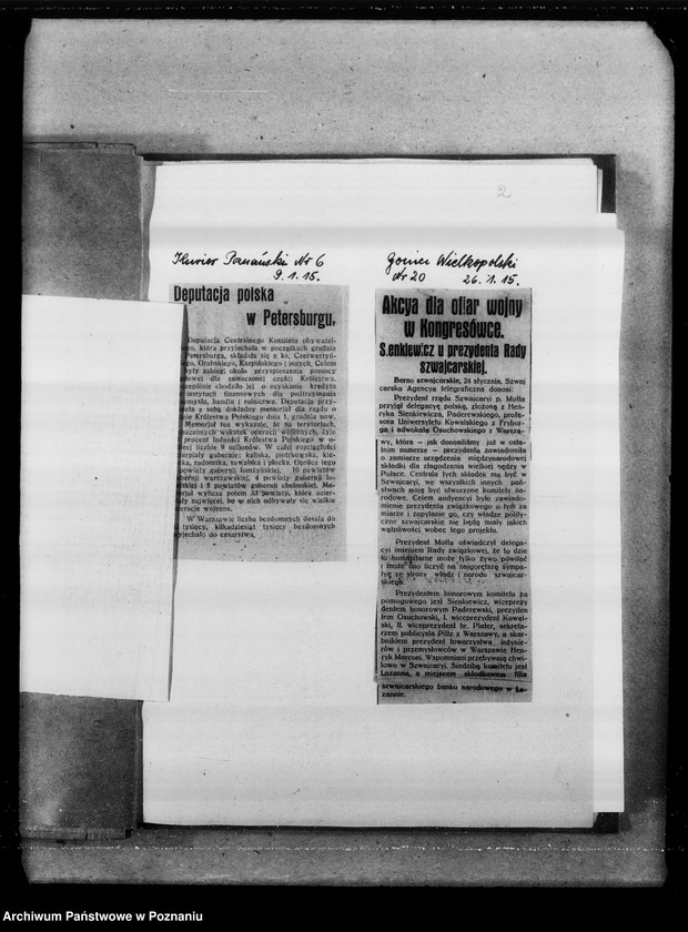 Obraz 6 z jednostki "Papież a Polska. Pomoc dla Polski [Wycinki prasowe]"