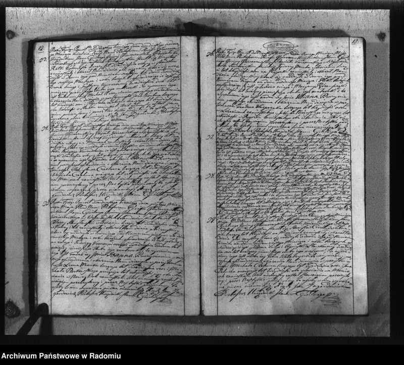 image.from.unit.number "Akta cywilne miasta Głowaczew na rok 1823"