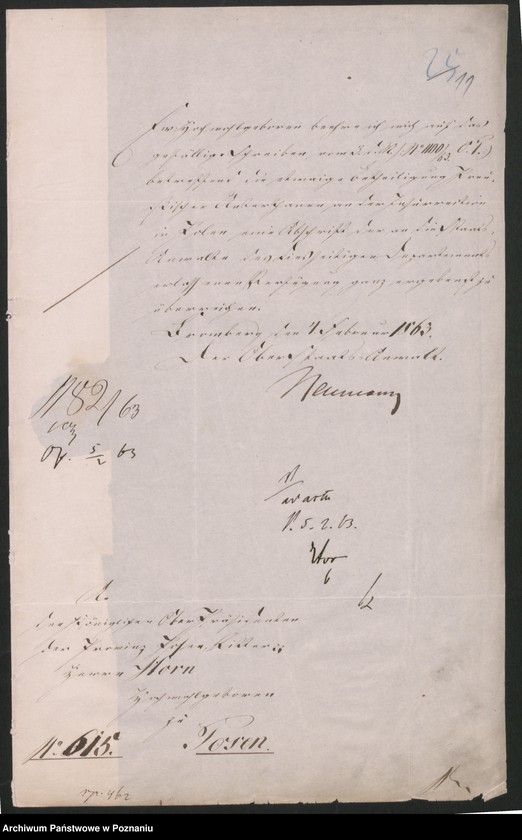 Obraz 16 z jednostki "Der Uebertritt polnischer und diesseitiger Untertanen auf preussisches und jenseitiges Gebiet während der polnischen Insurrektion und die dagegen getroffenen Massnahmen."