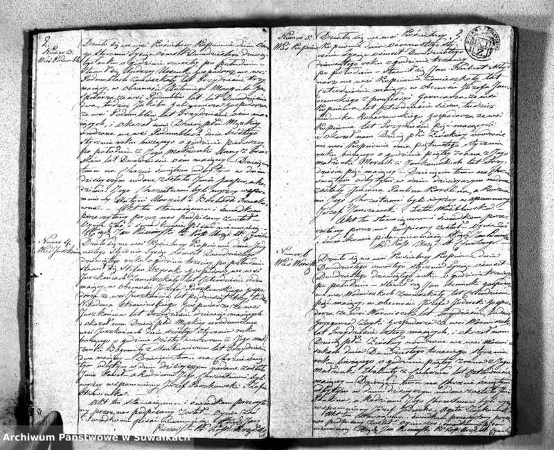 image.from.unit.number "Kięga Duplikatu Zawierająca w sobie Akta Stanu Cywilnego od dnia 1-go Stycznia do dnia ostatniego Grudnia 1829 r. Urodzonych, Zaślubionych i Zmarłych w Parafii Kopciowskiey pro 1829 roku"