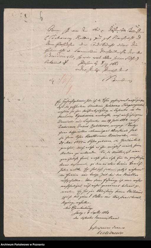 Obraz 9 z jednostki "A. betr. den Arzt Dr Julian Bendowski"