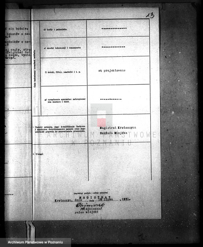 image.from.unit.number "Zatwierdzenie projektu zakładu przemysłowego /Rzeźni/ nr 460 własność Magistratu m. Krotoszyna"