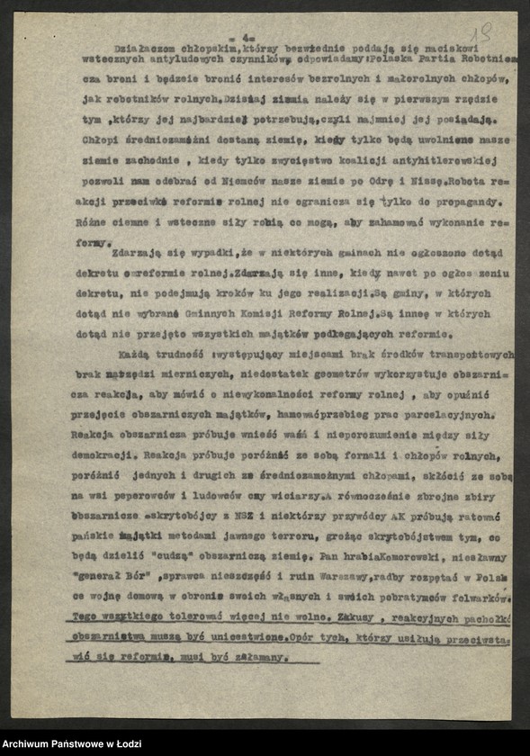 Obraz 20 z jednostki "Instrukcje, okólniki, [pisma okólne] uchwały Komitetu Centralnego"