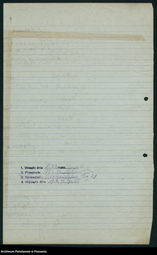 Obraz 10 z jednostki "[Statystyka produkcji rolnej - wynagrodzenia za oszacowanie plonów oraz stwierdzenie powierzchni zasiewów w 1920 roku]"