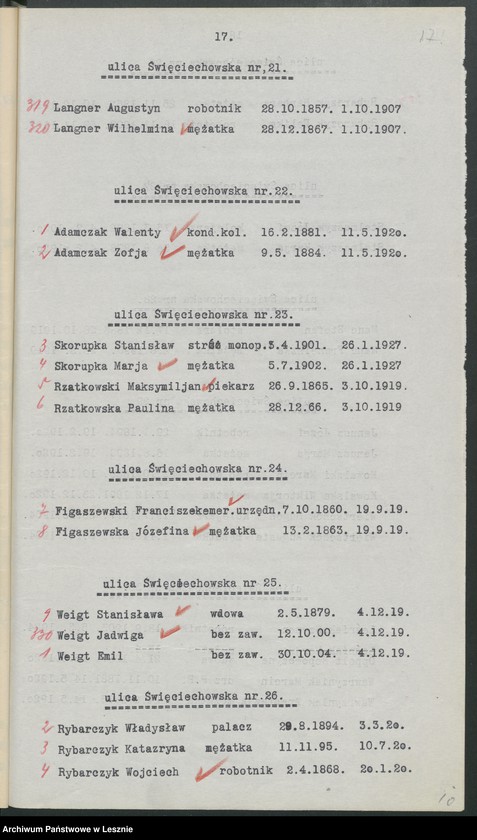Obraz 20 z jednostki "[Obwód VII - głosuje w Katolickiej Powszechnej Szkole Żeńskiej /listy wyborców/]"