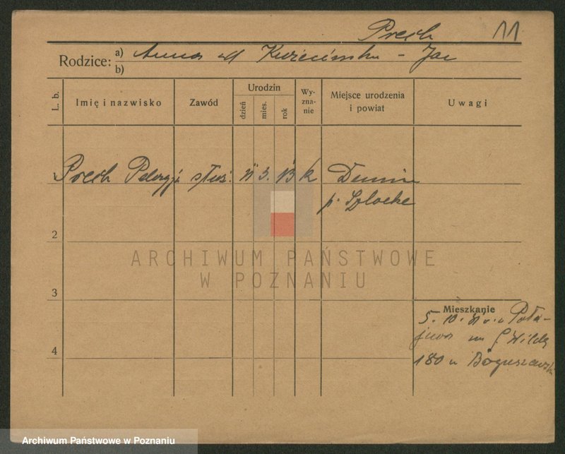 Obraz 13 z jednostki "Prebel - Preuss (żonaci - samotni mężczyźni)"