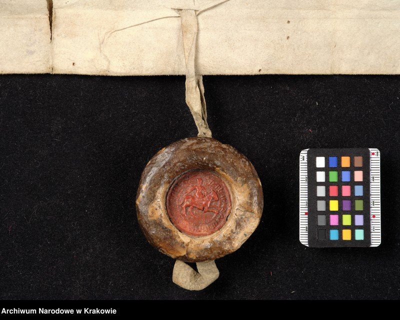 image.from.unit.number "Bolesław zwany Świdrygiełło książę Olgierdowicz przyrzeka dopełnić i dochować warunków poręczenia, które brat jego Władysław II Jagiełło król polski, złożył"