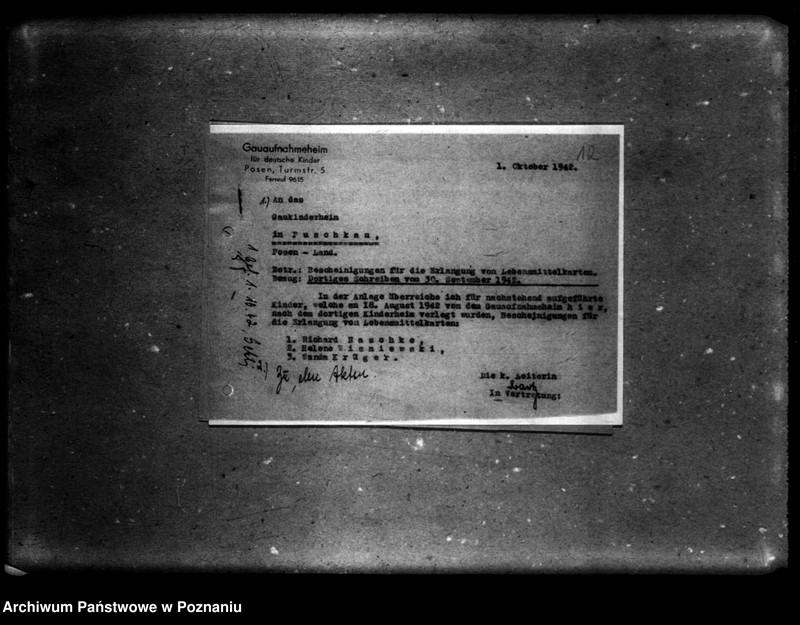 Obraz 16 z jednostki "Schriftwechsel mit anderen. [Korespondencja z innymi zakładami opiekuńczymi]."