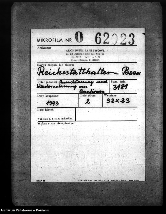 Obraz 2 z jednostki "Ausschliessung und Wiederzulassung von Baufirmen"