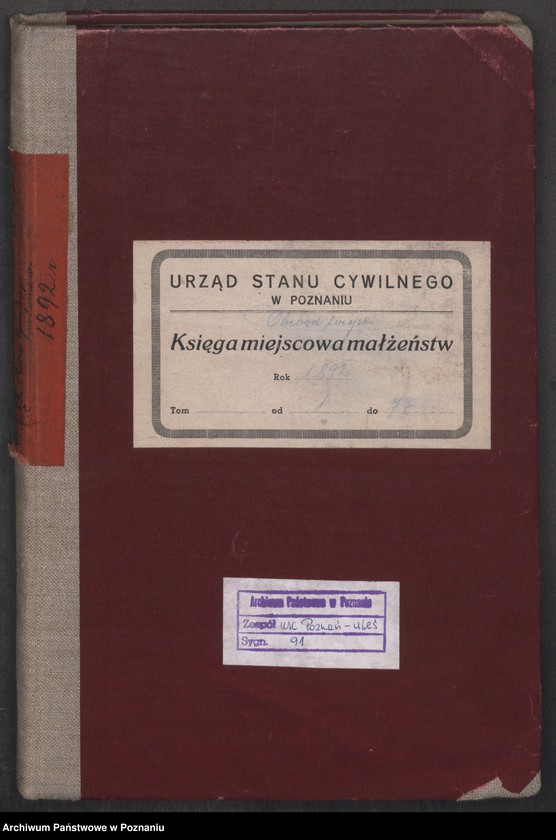 Obraz 2 z jednostki "Księga małżeństw"