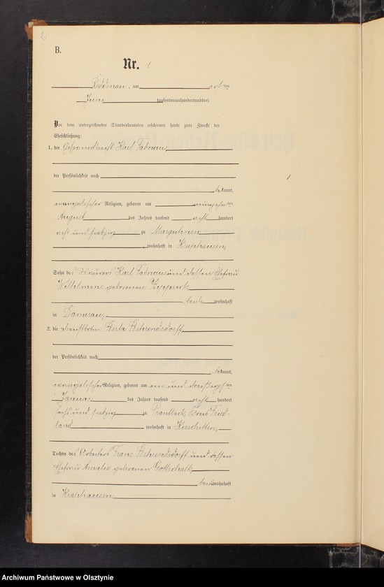 image.from.unit.number "Heiraths-Neben-Register Nr 1 - 9"