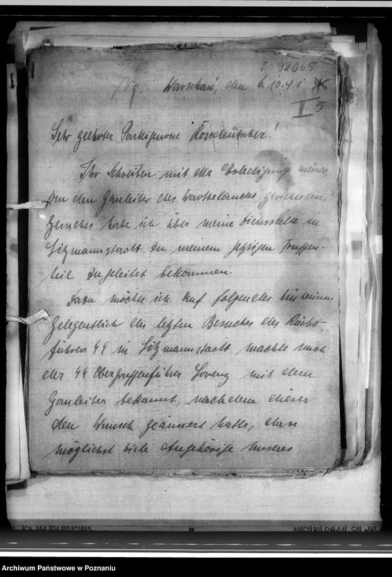 Obraz 9 z jednostki "Einsatz von Beamten in den Ostgebieten"