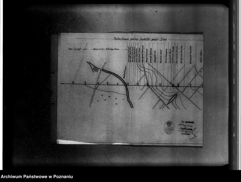 Obraz 9 z jednostki "Towarzystwo Elektryfikacji Okręgu Poznańskiego Spółka Akcyjna W Poznaniu plany sytuacyjne wsi i miast w związku z projektowaną elektryfikacją"