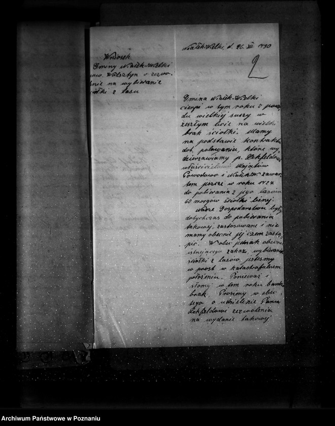 Obraz 6 z jednostki "Majętność leśna Powodowo powiat wolsztyński"