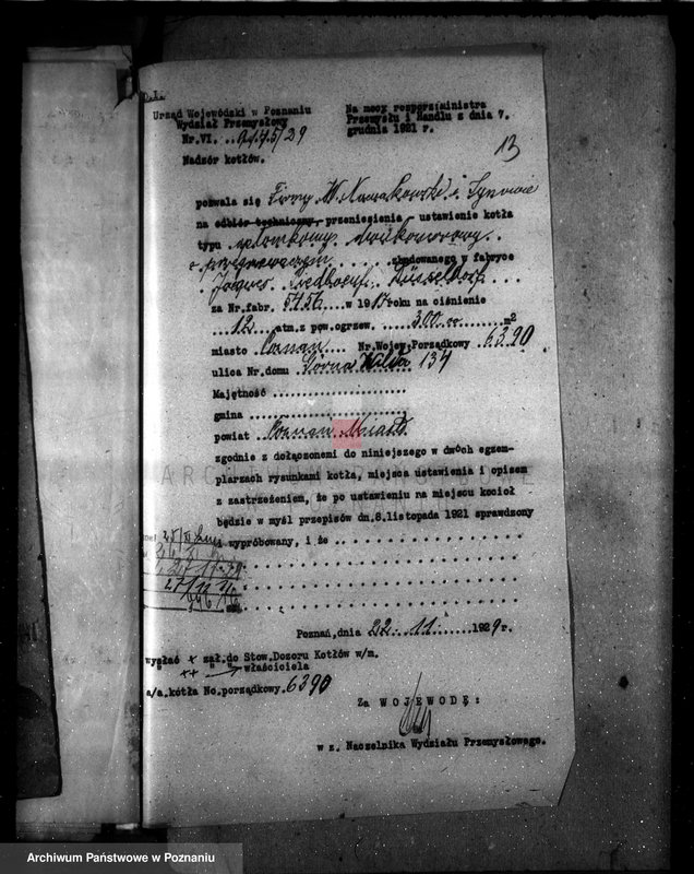 image.from.unit.number "Fabryka mebli stylowych W. Nowakowski i Synowie nr woj. 6390"