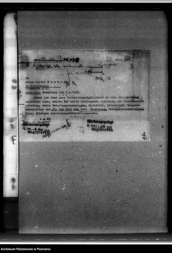 Obraz 7 z jednostki "Bewebungen um Amtskommissarstellen"