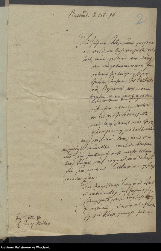 image.from.unit.number "Austand in der Stadt von 6 October 1796."