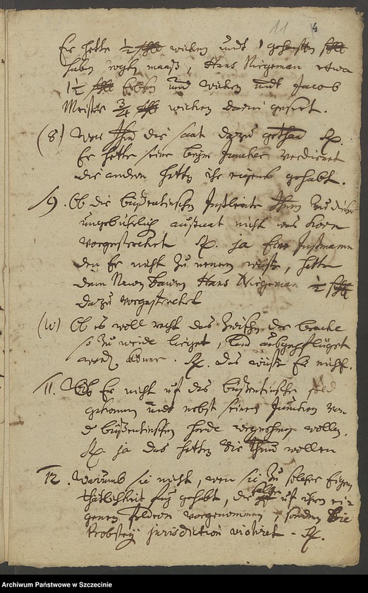 image.from.unit.number "Dorfschaft Büssenthin [Buszęcin] contra sämtliche Koeller auf Reckow [Rekowo] und deren Untertanen wegen der zu Ungebühr gepflügten Brache und verübter Gewalt."