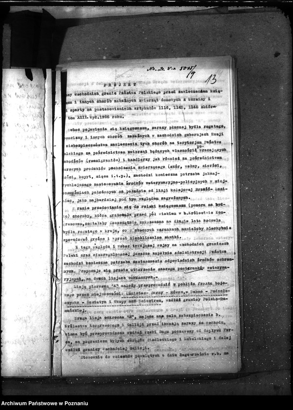 Obraz 16 z jednostki "Sprawy ogólne Wykazy chorób zaraźliwych,- księgosusz -"