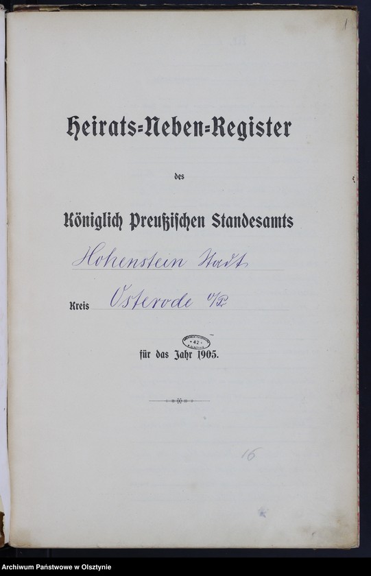 image.from.unit.number "Heiraths-Neben-Register Nr 1 - 14"