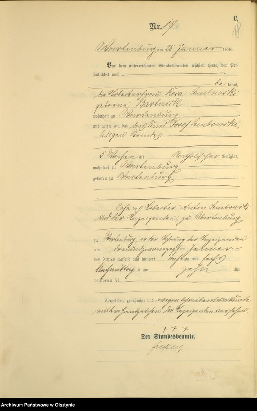 image.from.unit.number "Sterbe-Haupt-Register Nr 1 - 185"