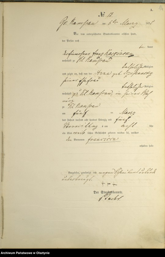 image.from.unit.number "Geburts-Haupt-Register Nr 1 - 72"