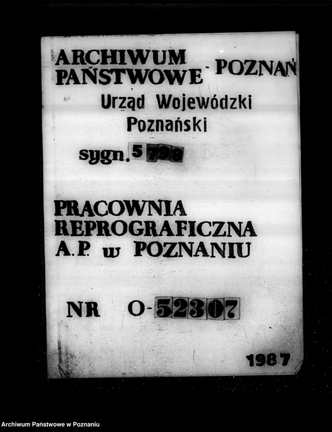 Obraz 1 z jednostki "/Towarzystwo Gimnastyczne Sokół VII Bydgoszcz /Zimne Wody i Małe Bartodzieje/ - rejestracja/"
