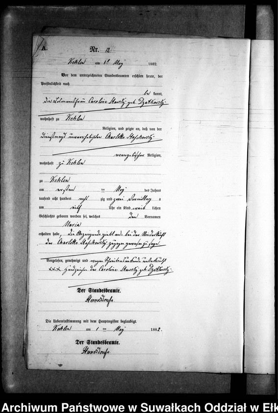 image.from.unit.number "Geburts-Neben-Register des Preussischen Standes-Amtes Kehlen Kreis Angerburg"