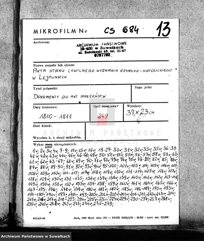 image.from.unit.number "Aneksa Gminy Lejpuńskiej 1810. 1811 r."