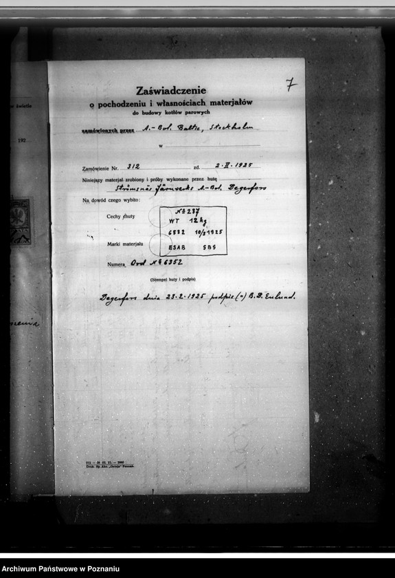 Obraz 11 z jednostki "Mleczarnia w Wielichowie - Spółdz. z ograniczoną odpowiedzialnością nr woj. kotła 5898"