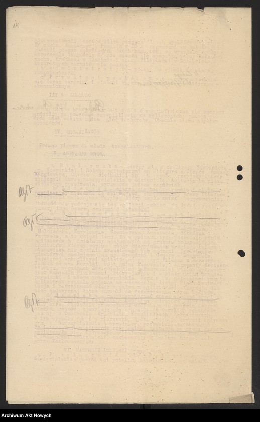 image.from.unit.number "Meldunki Inspektoratów Brzeskiego, Mińskiego, Wileńskiego przesyłane przez Zarząd Cywilny Ziem Wschodnich (Wydział Werbunkowy) do KCNP. Korespondencja ZCZW (Wydział Narodowościowy), z charakterystyką stosunków na pograniczu litewskim. Rozkaz Naczelnika Okręgu Wołyńskiego ZCZW"