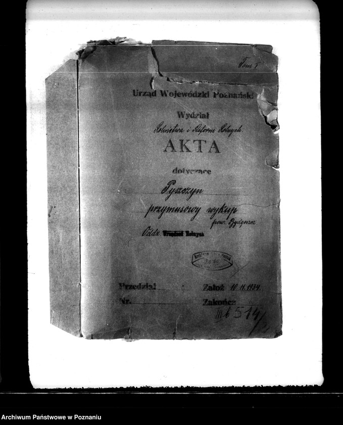 image.from.unit.number "Majętności Pyszczyn powiatu bydgoskiego przymusowy wykup"