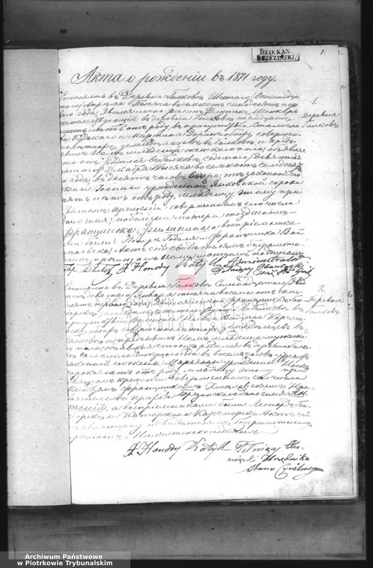 image.from.unit "[Księga duplikat aktów urodzonych, zaślubionych i zmarłych]"