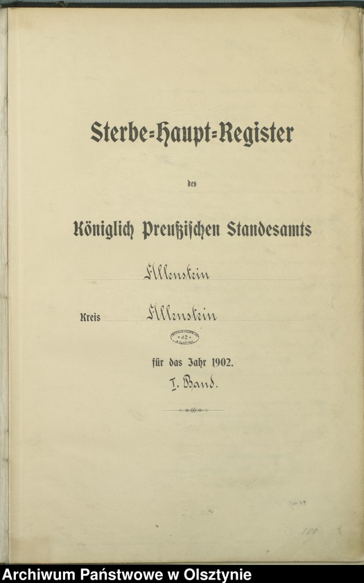 image.from.unit.number "Sterbe-Haupt-Register Tom I,Nr 1 - 394"