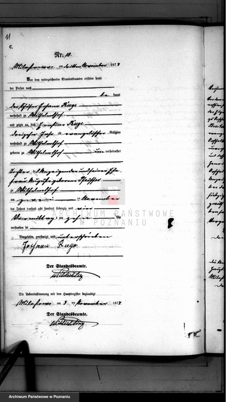 Obraz 11 z jednostki "Księga zgonów"