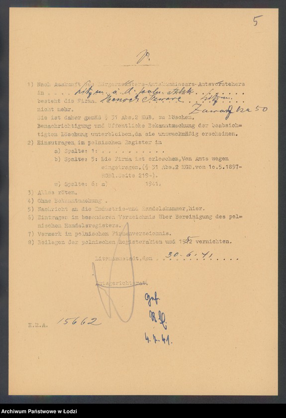 Obraz 7 z jednostki "Henoch Szwarc – stolarnia mechaniczna"