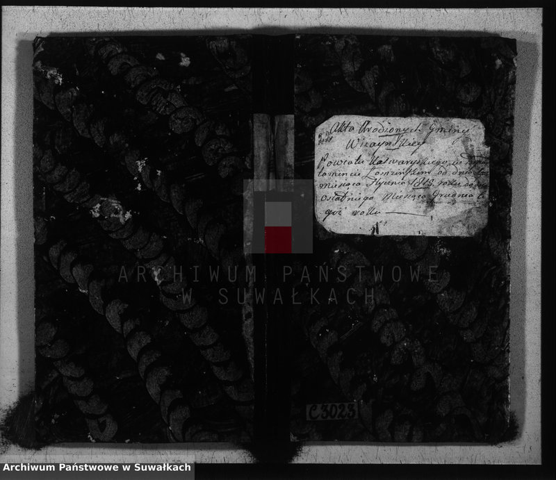 image.from.unit.number "Akta urodzonych gminy wiżayńskiey powiatu kalwaryskiego w departamencie łomżyńskim od dnia 1-go miesiąca stycznia 1815 roku do dnia ostatniego miesiąca grudnia tegoż roku"