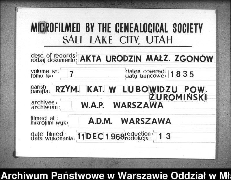 image.from.unit.number "Akta urodzin, małżeństw i zgonów"
