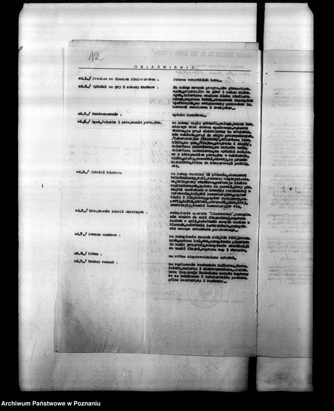 Obraz 16 z jednostki "Państwowe Gimnazjum imienia Jana Kantego w Poznaniu [sprawozdanie z egzaminu eksternów z 6 klas i innych]"