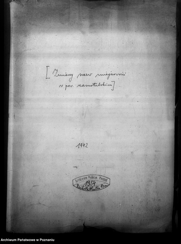 Obraz 4 z jednostki "Zmiany nazw miejscowości w powiecie szamotulskim"