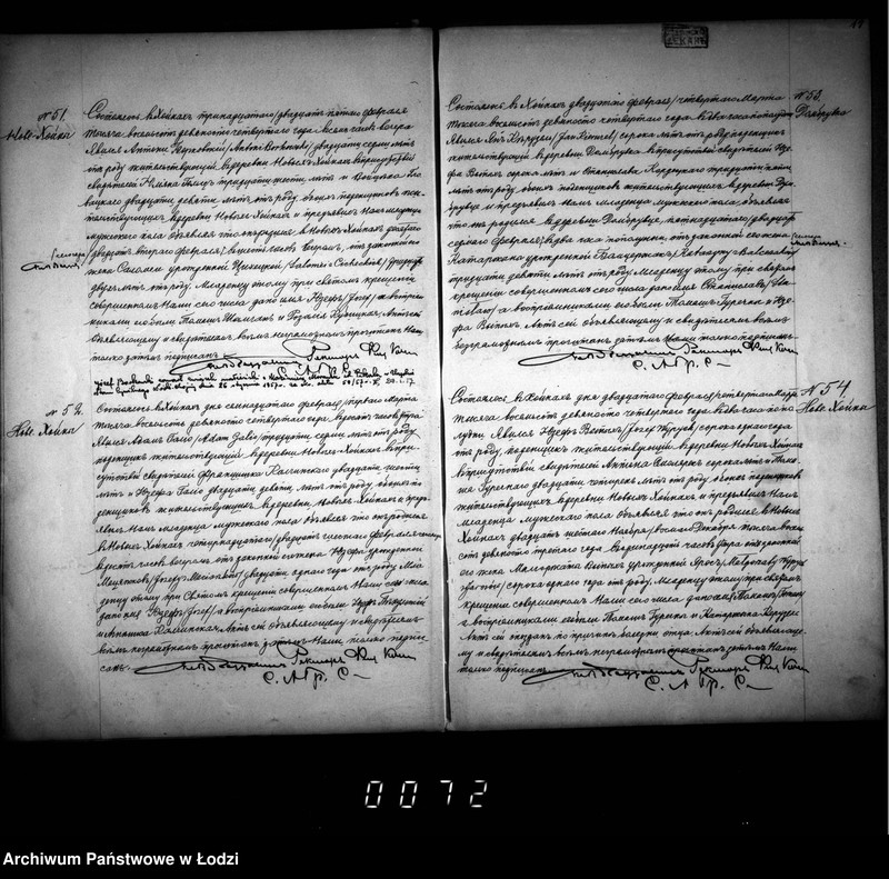 Obraz 18 z jednostki "Akta urodzeń, małżeństw i zgonów"