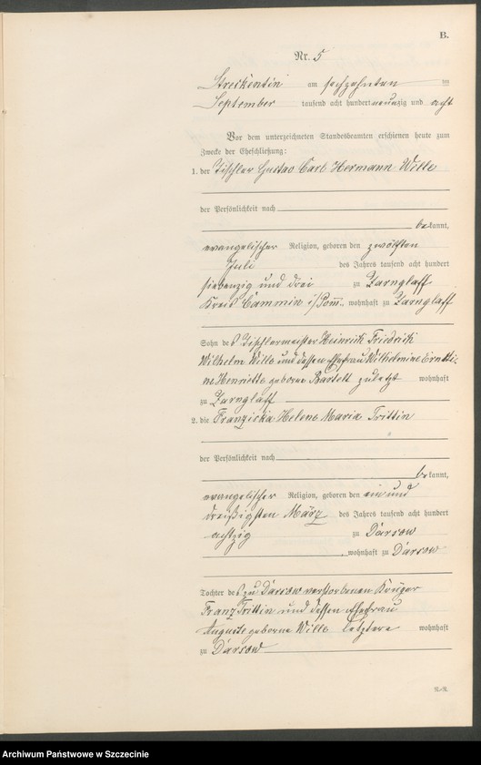Obraz 12 z jednostki "Heiraths-Register (Neben-Register)"
